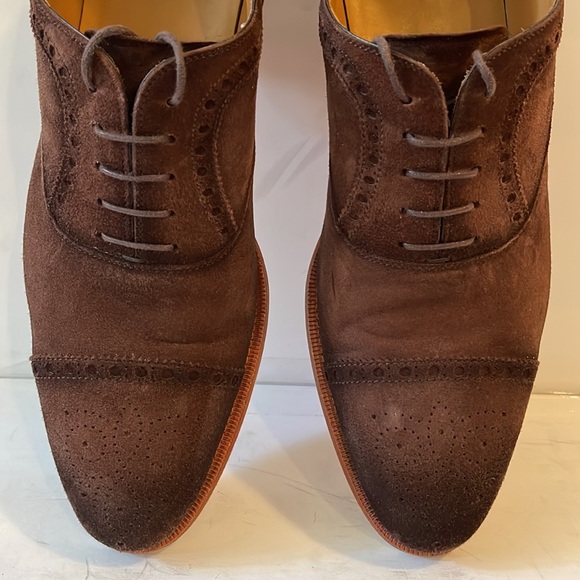 MAGNANNI - Suede Oxfords - Slightly Worn - In Box - Made in Spain main image 8